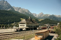 Scuol, Rhätische Bahn, 18. July 2003